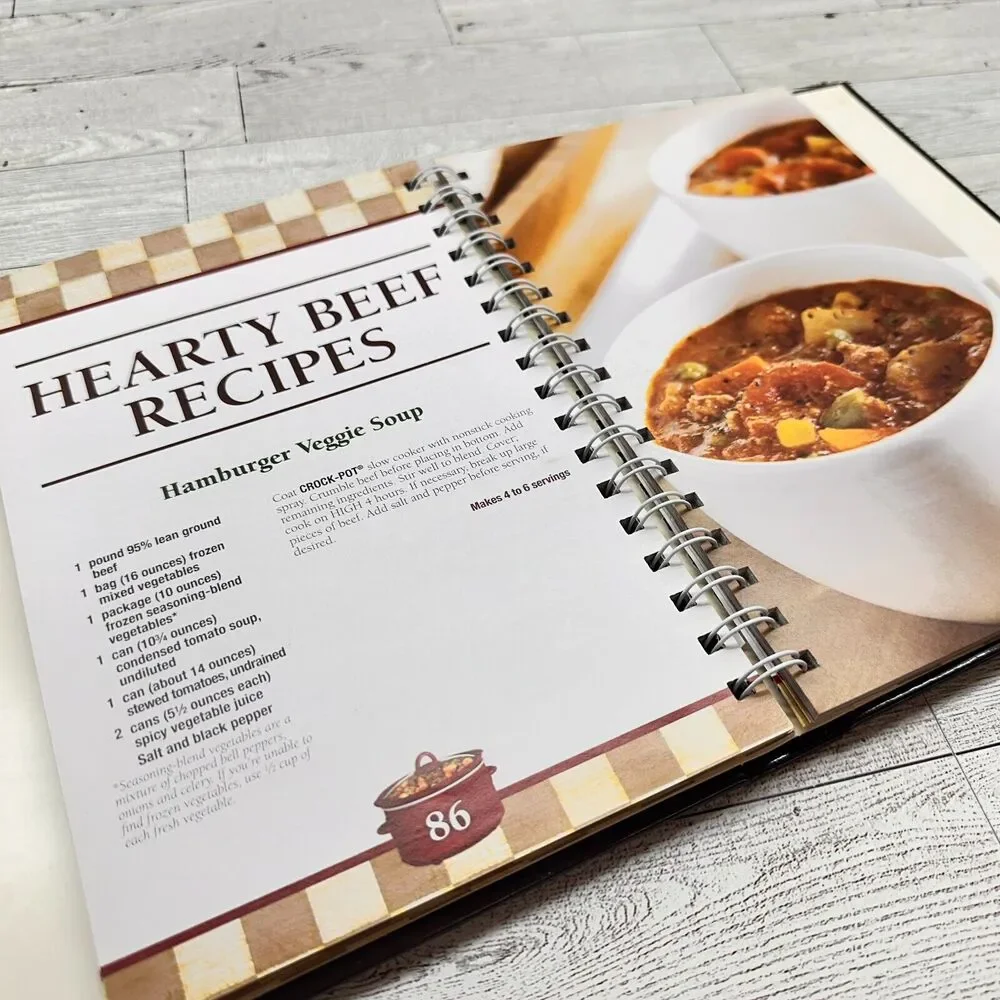 Crock Pot Soups‎ and Stews - HC Spiral Cookbook - PIL Publishers - Recipes